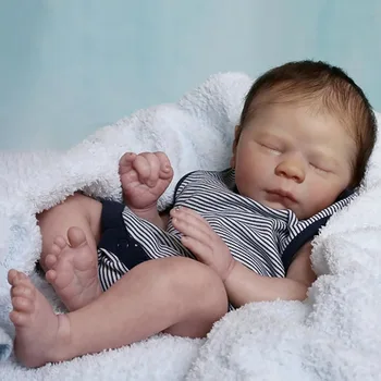18 Collas Bebe Atdzimis bērnu Lelles Komplekts Ļoti Soft Touch Svaigu Krāsu Unpainted Nepabeigtu Tukša Lelle, Rotaļlietas Daļām