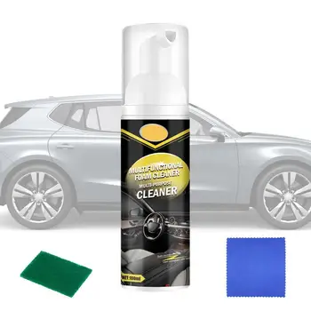 Automašīnas salona Tīrīšanas Komplekts 100ml Ūdensizturīgs, izturīgs pret UV starojumu Auto Daļas Atjaunošanai Aģents Transportlīdzekļu Atjaunot Aģents Ar Tīrīšanas Audums