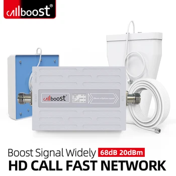 Callboost Mobilo sakaru Tīkla Pastiprinātājs GSM 900 1800 2100 2G 3G 4G Repeater Tālrunis Pastiprinātājs 800 700 LTE Pastiprinātājs 850mhz LDPA Antena