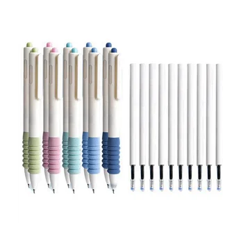 Suka Jautājuma Zīmes Pildspalvas Push Neitrāls Pildspalvu Soft Grip Suku Uzdot Augsta Vērtība 0.5 mm Ultra-Fine Pildspalvu
